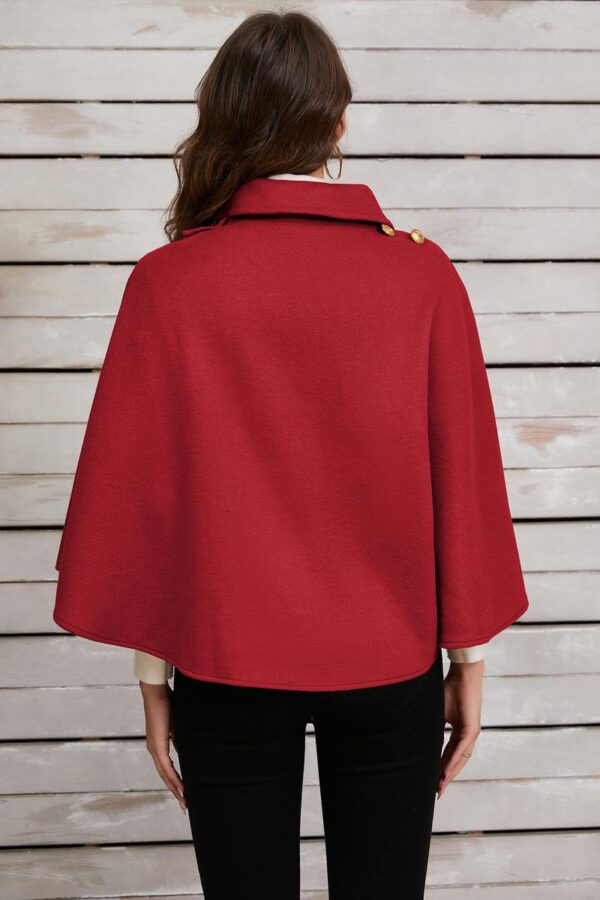 Belted Wool Cape - Image 8