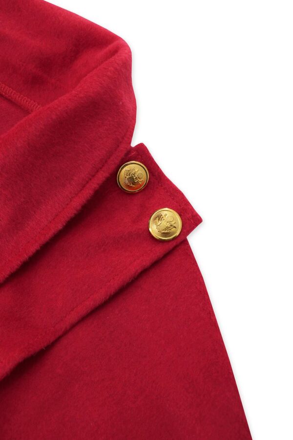 Belted Wool Cape - Image 12