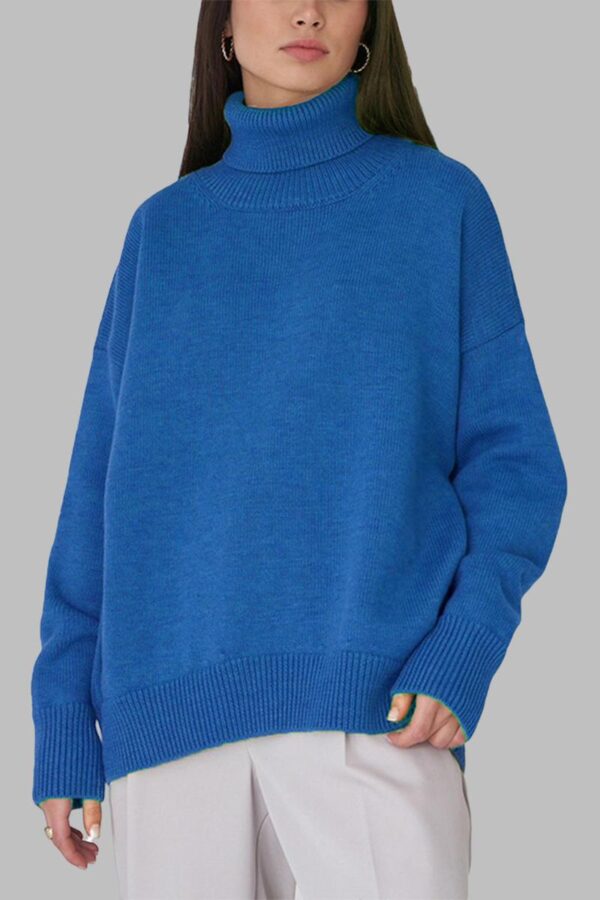 Classic High-Neck Knit Jumper - Image 11
