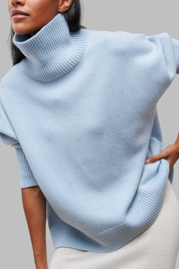 Classic High-Neck Knit Jumper - Image 13