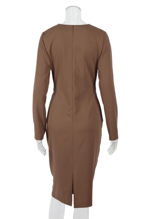 Fitted Midi Dress - Image 12