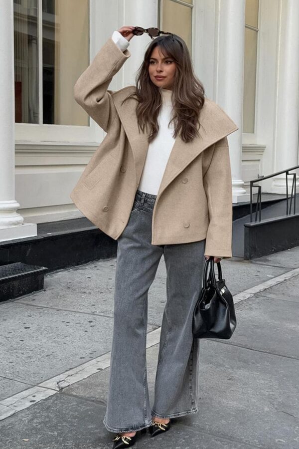 Oversized Woolen Coat - Image 8