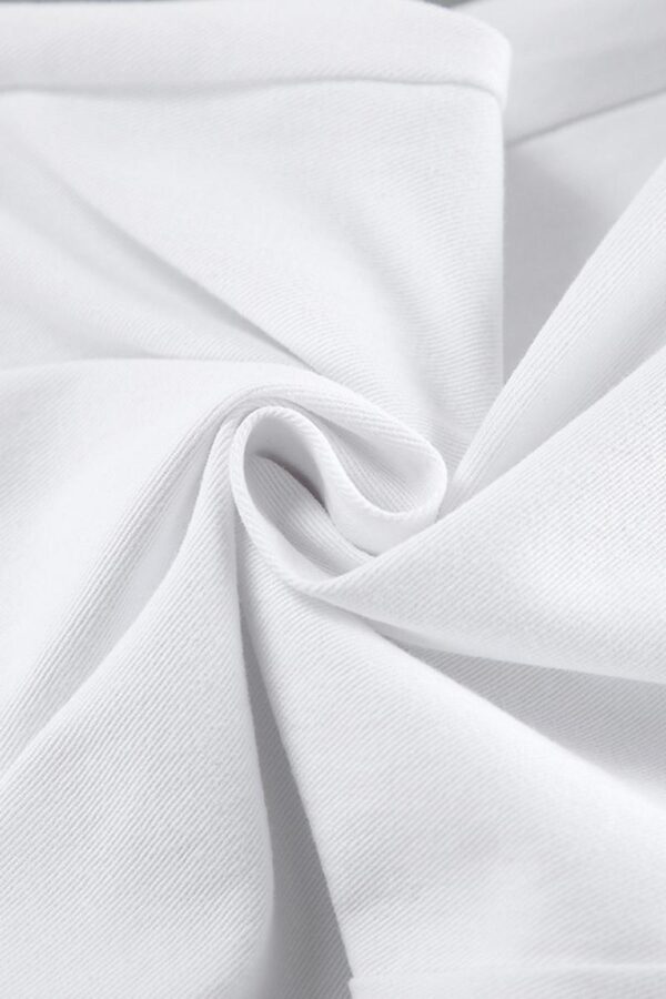 White Wide-Legged Trousers - Image 14