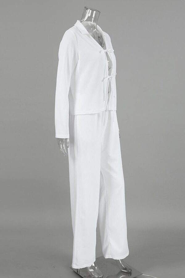 Belted Shirt and Trouser Set - Image 3