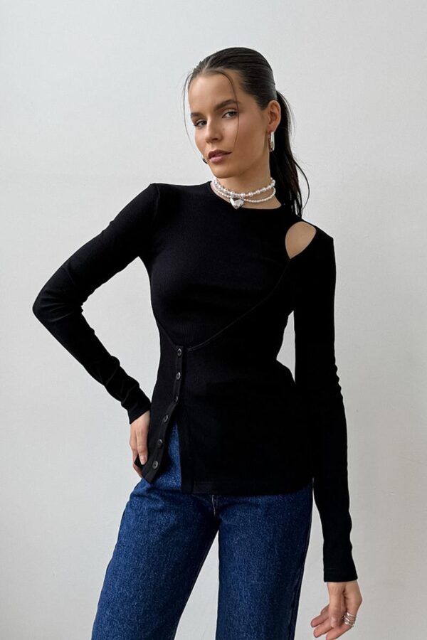 Asymmetrical Shoulder Cut Top