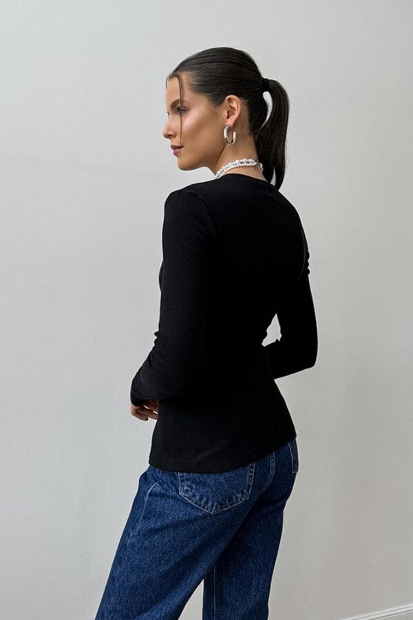 Asymmetrical Shoulder Cut Top - Image 7