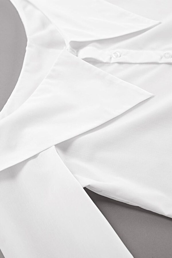 Off-Shoulder Asymmetrical Shirt - Image 11