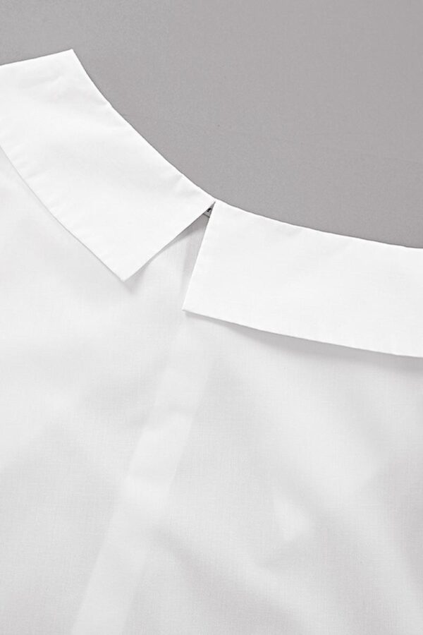 Off-Shoulder Asymmetrical Shirt - Image 12