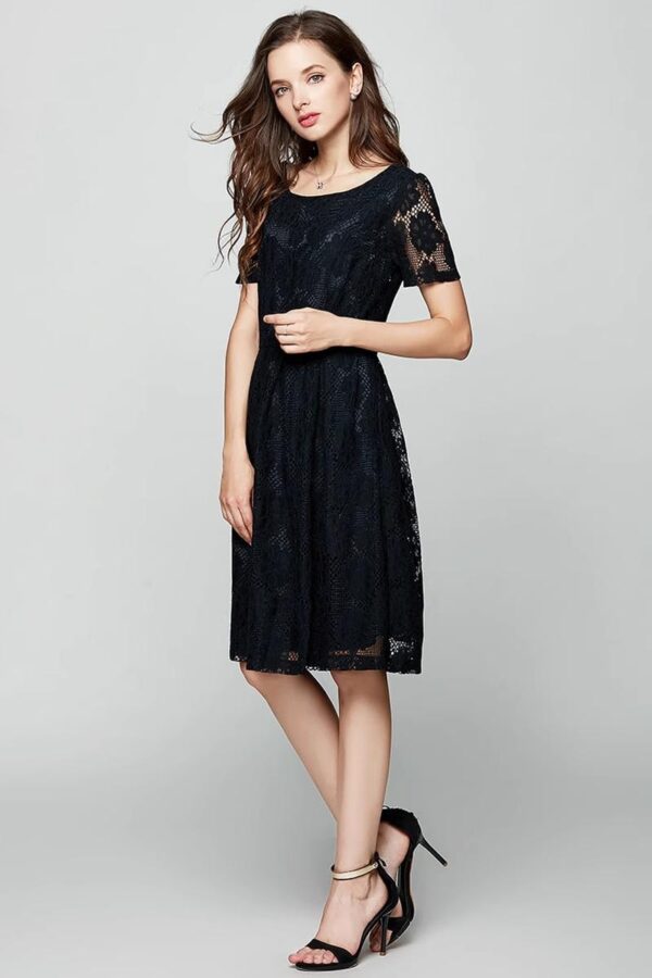 Lace Midi Dress - Image 2