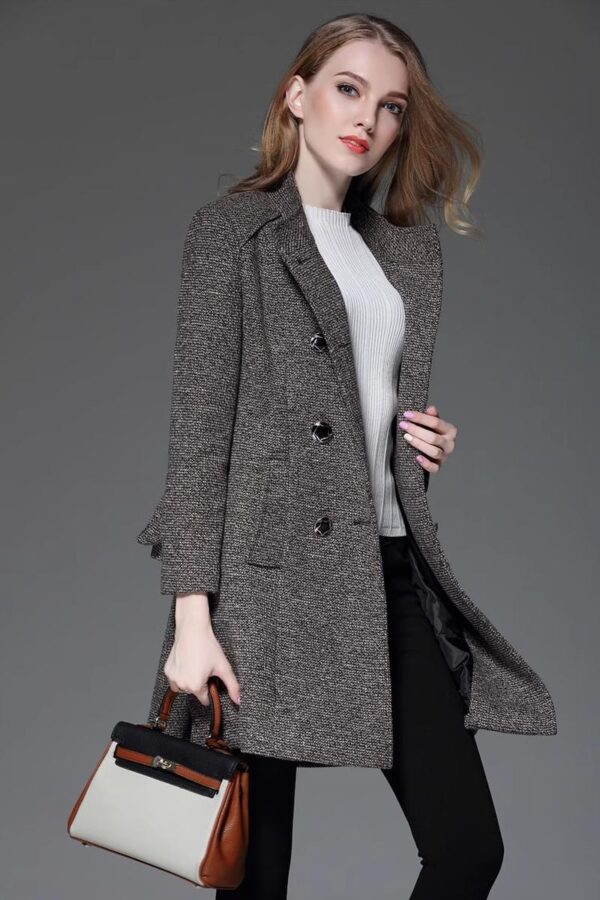 Chic Wool Coat - Image 2